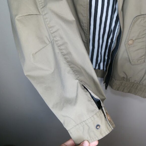 HARTWELL VIASPORT Vintage Jacket Striped Lining Workwear Bomber Grandpacore L - Picture 10 of 15